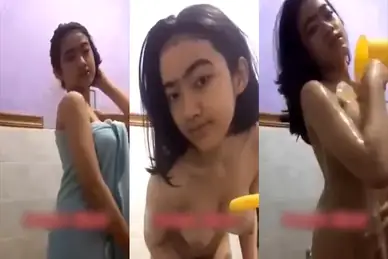 Syakirah Mandi Bugil Terbaru Memek Basah Ngangkang